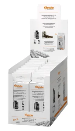 Pastilles de Nettoyage KV-20 pour Machines à Café - Bartscher