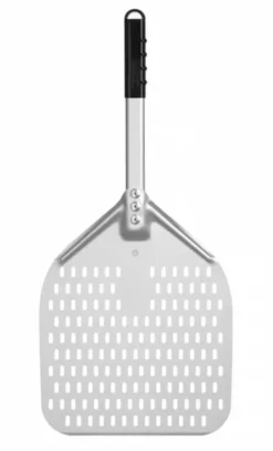 Pelle à pizza avec manche court carrée perforée 350x710mm - Hendi