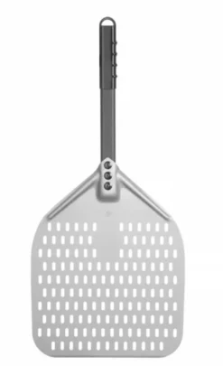 Pelle à pizza carrée perforée avec manche court 350x710mm - Hendi