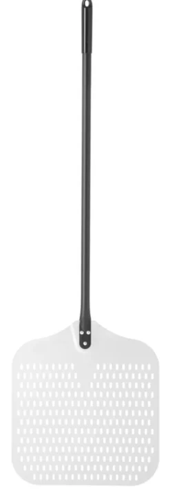 Pelle à pizza carré perforé 405x1320 mm - Hendi