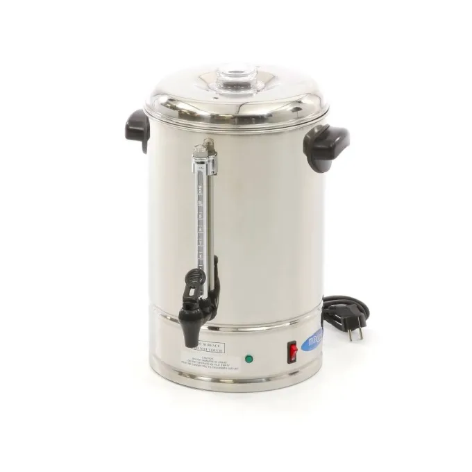 Percolateur à Café - 10 L - 80 Tasses - Filtre à Café Amovible - Maxima