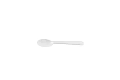 Petite cuillère blanche en maïs 12,5 cm - 1500 unités - Betik