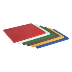 Petite planche à découper polyéthylène marron 229 x 305 x 12 mm basse densité - Hygiplas