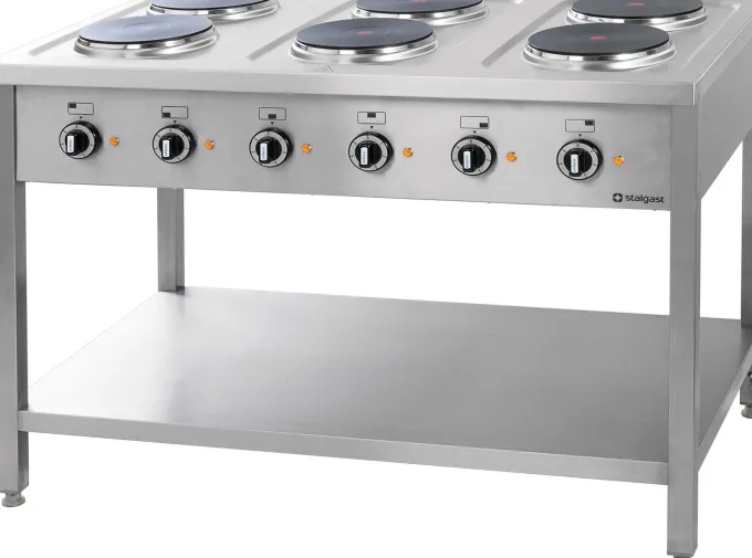 Piano de Cuisson Electrique Professionnel 6 Plaques - Série 700 - Stalgast