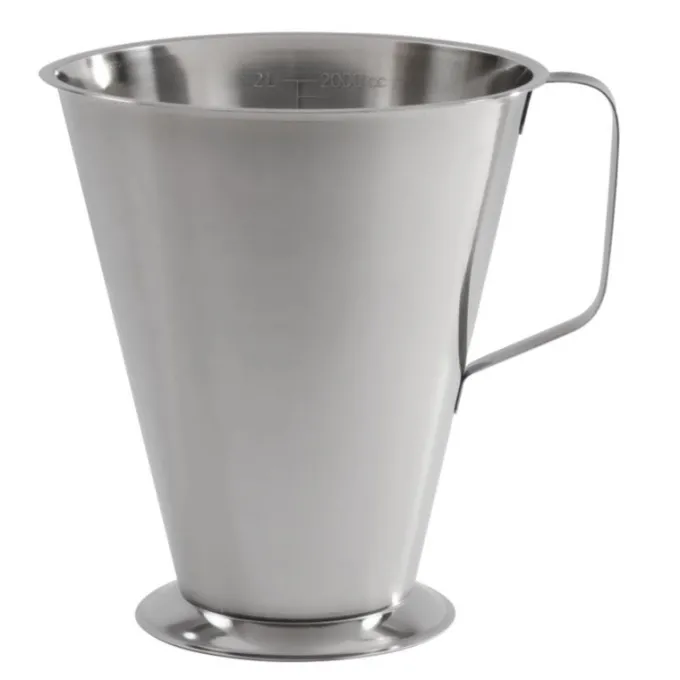 Pichet Gradué en Acier Inoxydable - 2.2 L