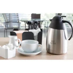 Pichet Isotherme Professionnel Gravé HOT WATER Inox - 1,5 L - Olympia