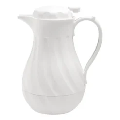 Pichet isotherme torsadé blanc 2 L - Olympia