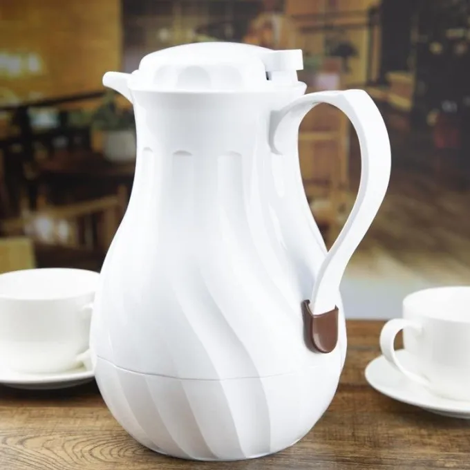 Pichet isotherme torsadé blanc 2 L - Olympia