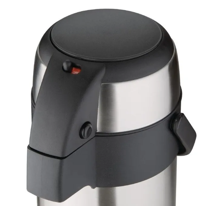 Pichet à pompe inox 2,5 L Olympia
