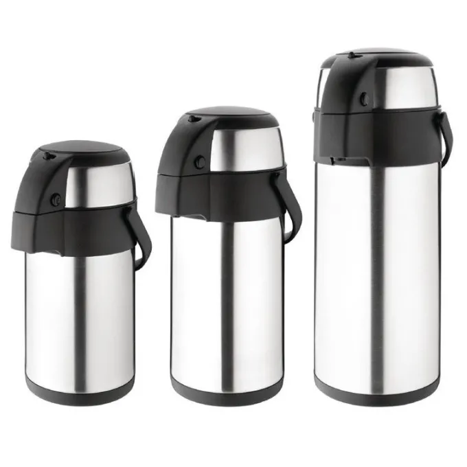 Pichet à pompe inox 2,5 L Olympia