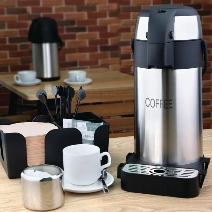 Pichet à Pompe 3L COFFEE à Isolation Double - Olympia
