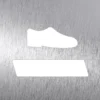 Pictogramme Inoxydable "Désinfection des Chaussures" - Fricosmos