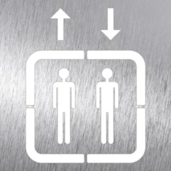 Pictrogramme Inox Ascenseur - Fricosmos