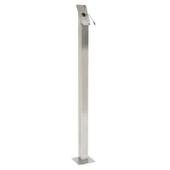 Pied 120 cm pour Porte-menus LED (sans le socle) - acier inoxydable. Pour presentoir MCS-6A4-LSS et MCS-4A4-LSS - Securit