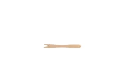 Pique à frite 2 pointes en bois FSC 8,5 cm - 10 000 unités - Betik