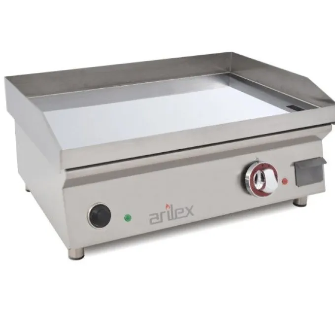 Plancha Electrique en Acier Chromé Dur 600x400 mm 230 V - Arilex