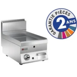Plancha Electrique Pro Plaque Lisse - Gamme 650 - Baron