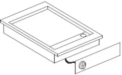 Plancha Encastrable Electrique Plaque Lisse Chromée 7 kW - Combisteel