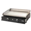 Plancha Gaz IBISSA 2 Feux - Caisson Acier Epoxy Plaque Inox - Plancha Tonio
