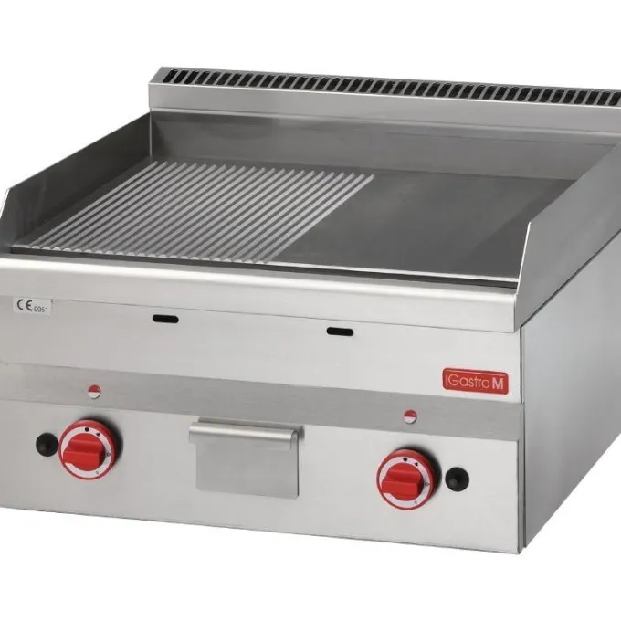 Plancha Gaz - Idéale pour Professionnel - Gastro M