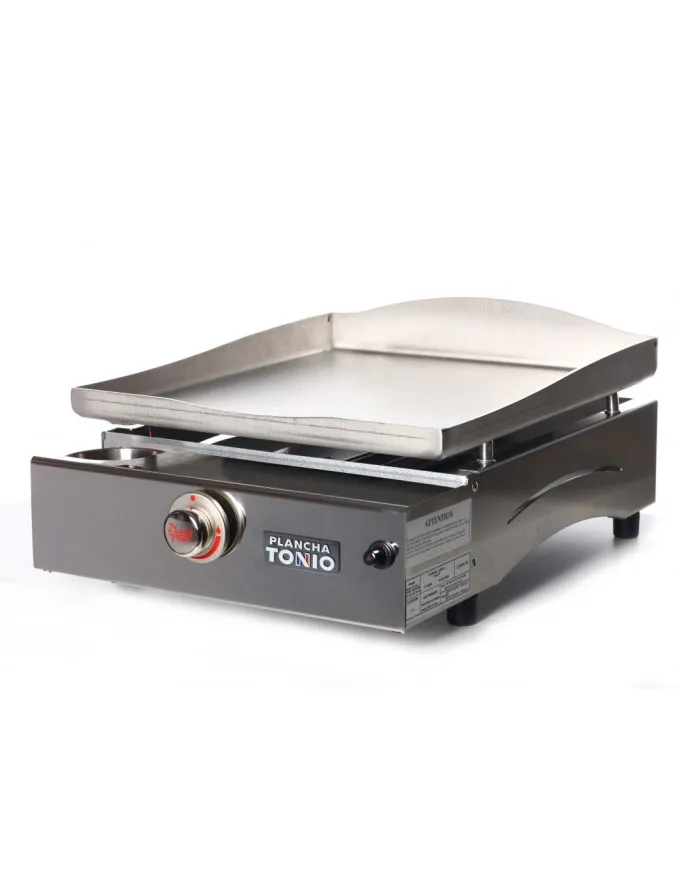 Plancha Gaz LAGOA 1 Feu tout Inox - Plancha Tonio