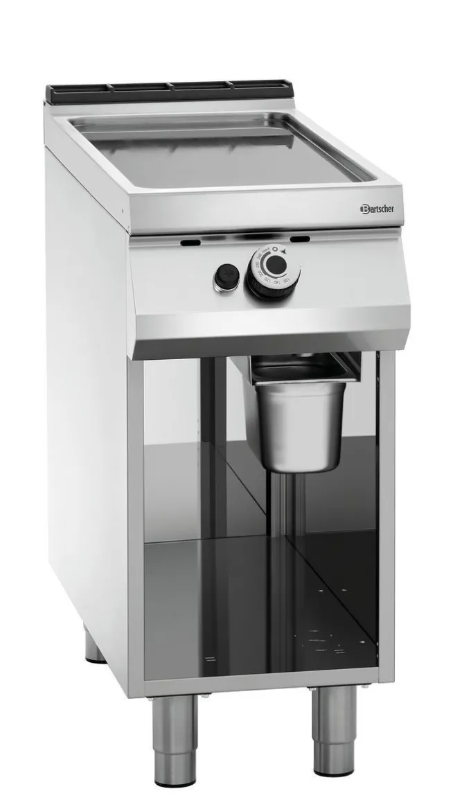 Plancha Gaz Lisse - Série 900 Master - Soubassement Ouvert - Bartscher