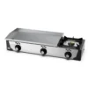 Plancha gaz L 1130 mm - Acier rectifié 15 mm + réchaud - HR Fainca