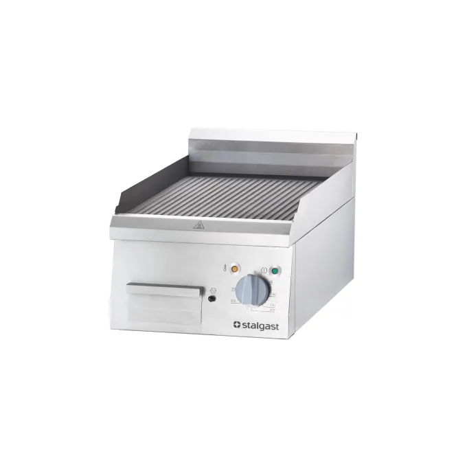 Plancha Électrique Rainurée 4 kW - Stalgast