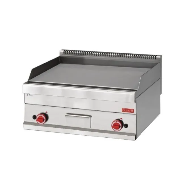 Plancha Professionnelle à Gaz 2 Brûleurs - Gastro M