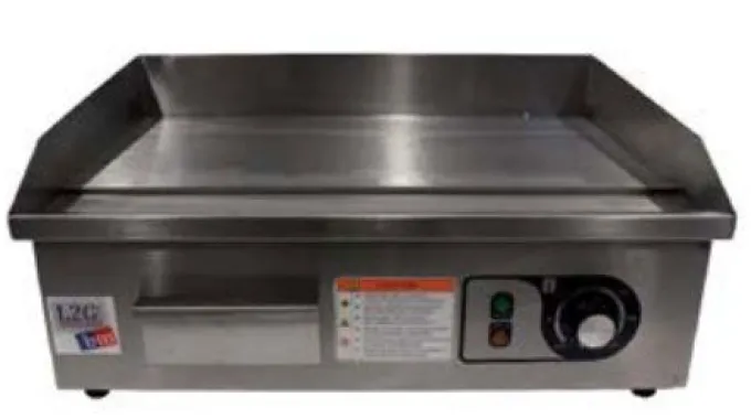 Plancha à snacker électrique Dessus Inox - L2G
