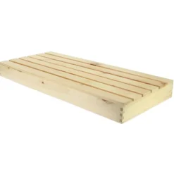Planche Caillebotis Pin Rectangle Épaisseur 6 cm Lot de 2 - Prolinea