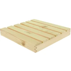Planche Caillebotis Pin Vernis Épaisseur 4 cm Lot de 4 - Prolinea