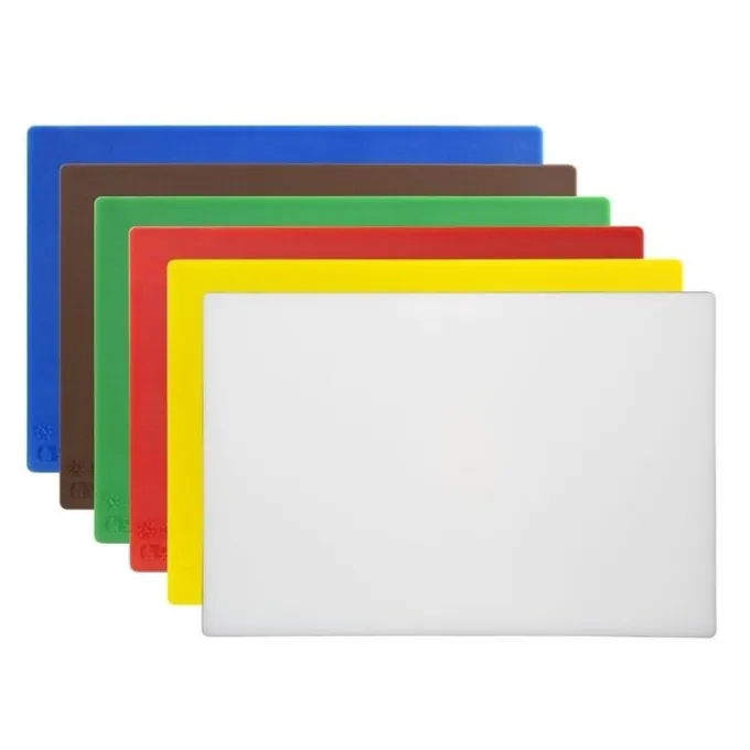 Planche à découper basse densité Hygiplas- 450x300x10mm - Lot de 6