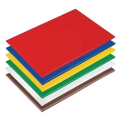 Planche à découper basse densité Hygiplas- 450x300x10mm - Lot de 6
