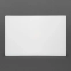 Planche à Découper Blanche en Polyéthylène 45x30x1cm - Hygiplas