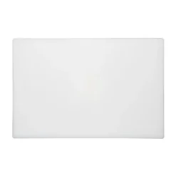 Planche à Découper Blanche en Polyéthylène 45x30x1cm - Hygiplas