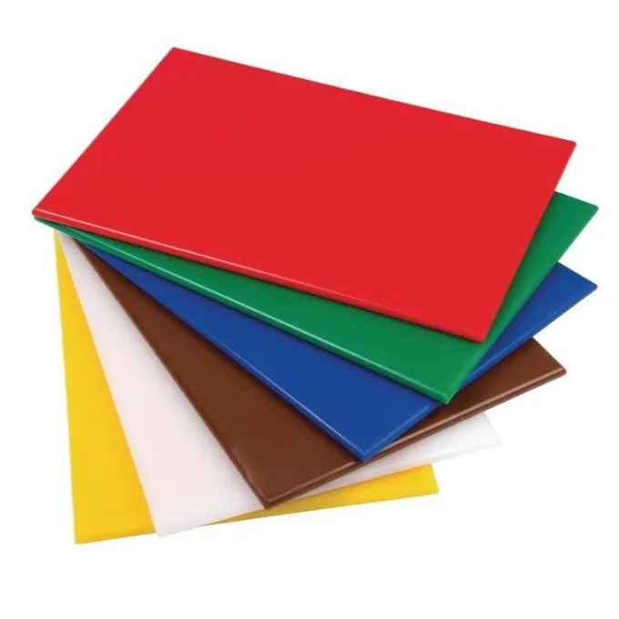 Planche à Découper Blanche en Polyéthylène 45x30x1cm - Hygiplas