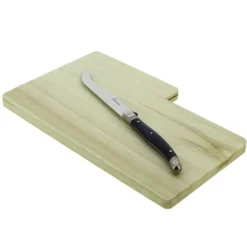 Planche À Découper Bois avec Couteau À Fromage Lot de 60 - Créapak