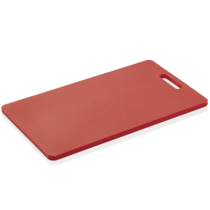 Planche à découper HACCP en Polyéthylène rouge L 400 mm l 250 mm H 12 mm - Was Germany
