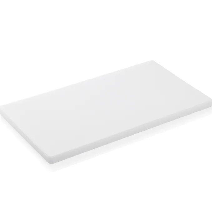 Planche à découper HACCP en Polyéthylène blanc L 600 mm l 400 mm H 20 mm - Was Germany