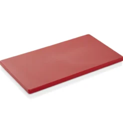 Planche à découper HACCP en Polyéthylène rouge L 600 mm l 400 mm H 20 mm - Was Germany
