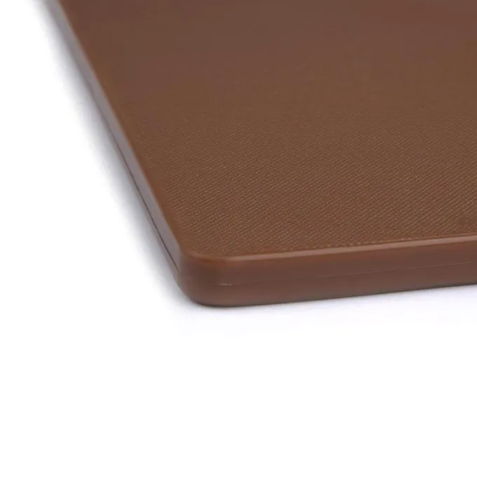 Planche à découper Polyéthylène marron 45x30x1,2 cm - Hygiplas