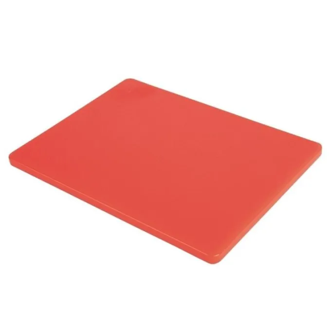 Planche à Découper Polyéthylène 450 x 300 mm Couleur Rouge - Hygiplas