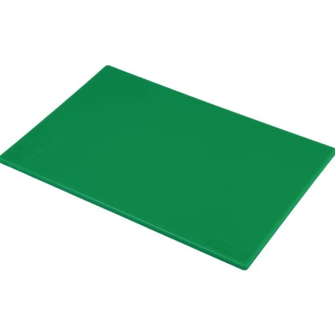 Planche à Découper Polyéthylène 450 x 300 x 12 mm Couleur Vert - Hygiplas