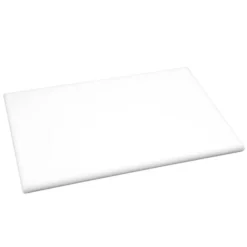 Planche à découper polyéthylène 45 x 33 cm blanche - Hygiplas