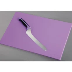 Planche à découper 450 x 300 x 12 mm basse densité violette - Hygiplas