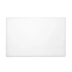 Planche à découper 450 x 350 x 20 mm blanche basse densité - Hygiplas