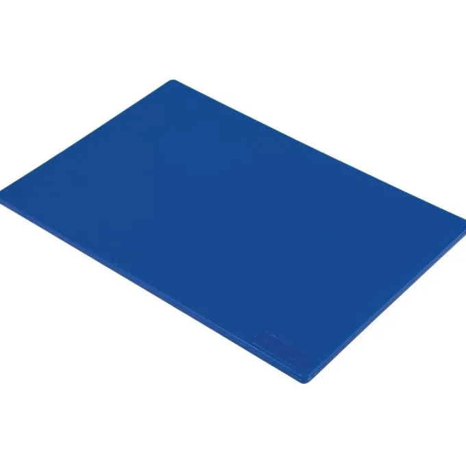 Planche à Découper 450 x 300 x 12 mm Couleur Bleu - Hygiplas