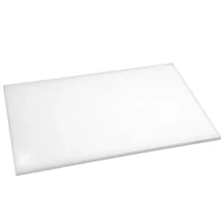 Planche à Découper 600 x 450 x 12 mm Haute Densité Blanche - Hygiplas