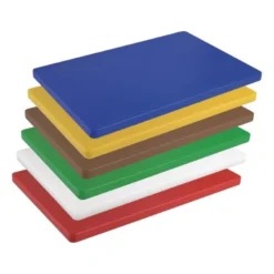 Planche à découper 450 x 350 x 20 mm jaune basse densité - Hygiplas